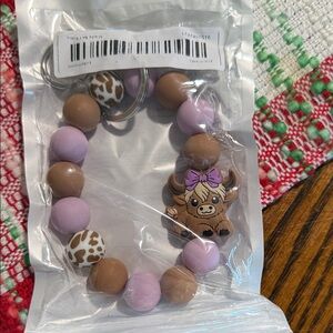 Adorable Brown and Purple Kids Bracelet